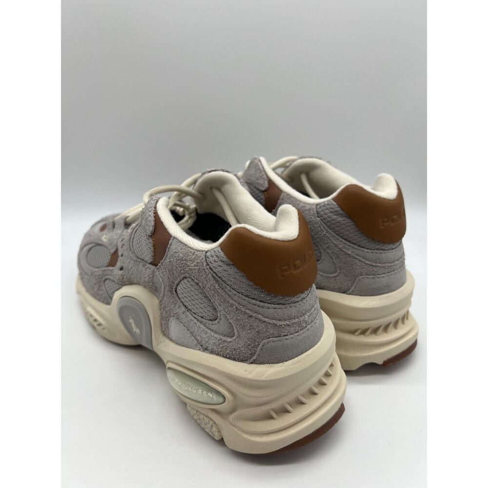 Polo Ralph Lauren Modern Trainer 100 Gray Size 10 NEW - Picture 8 of 12